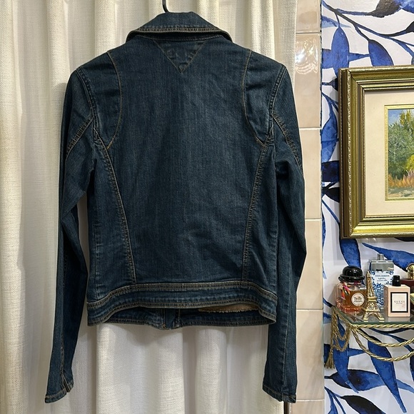 Women’s Tommy Hilfiger Denim Asymmetrical Zip Jacket Size Small - Picture 6 of 6